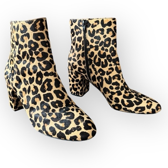 INC International Concepts Shoes - INC International Concepts trendy Leopard print boots heels Women’s Size 8.5